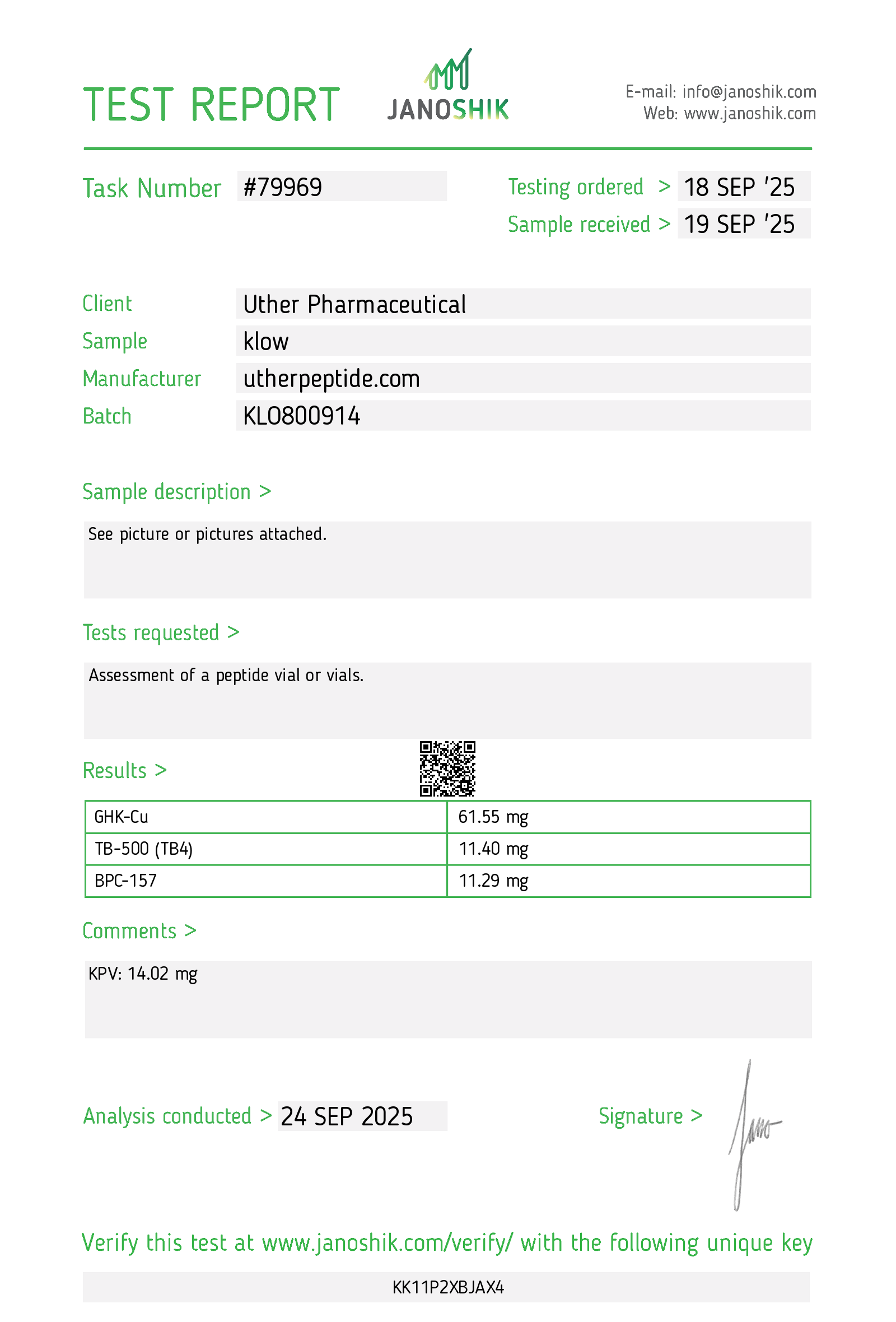 KLOW – 80 mg Research Peptide Blend - Image 2