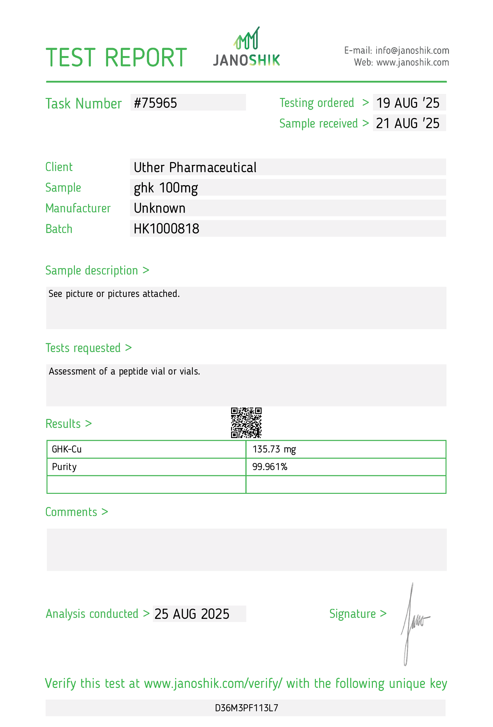 GHK-Cu - 100 mg Research Peptide - Image 2
