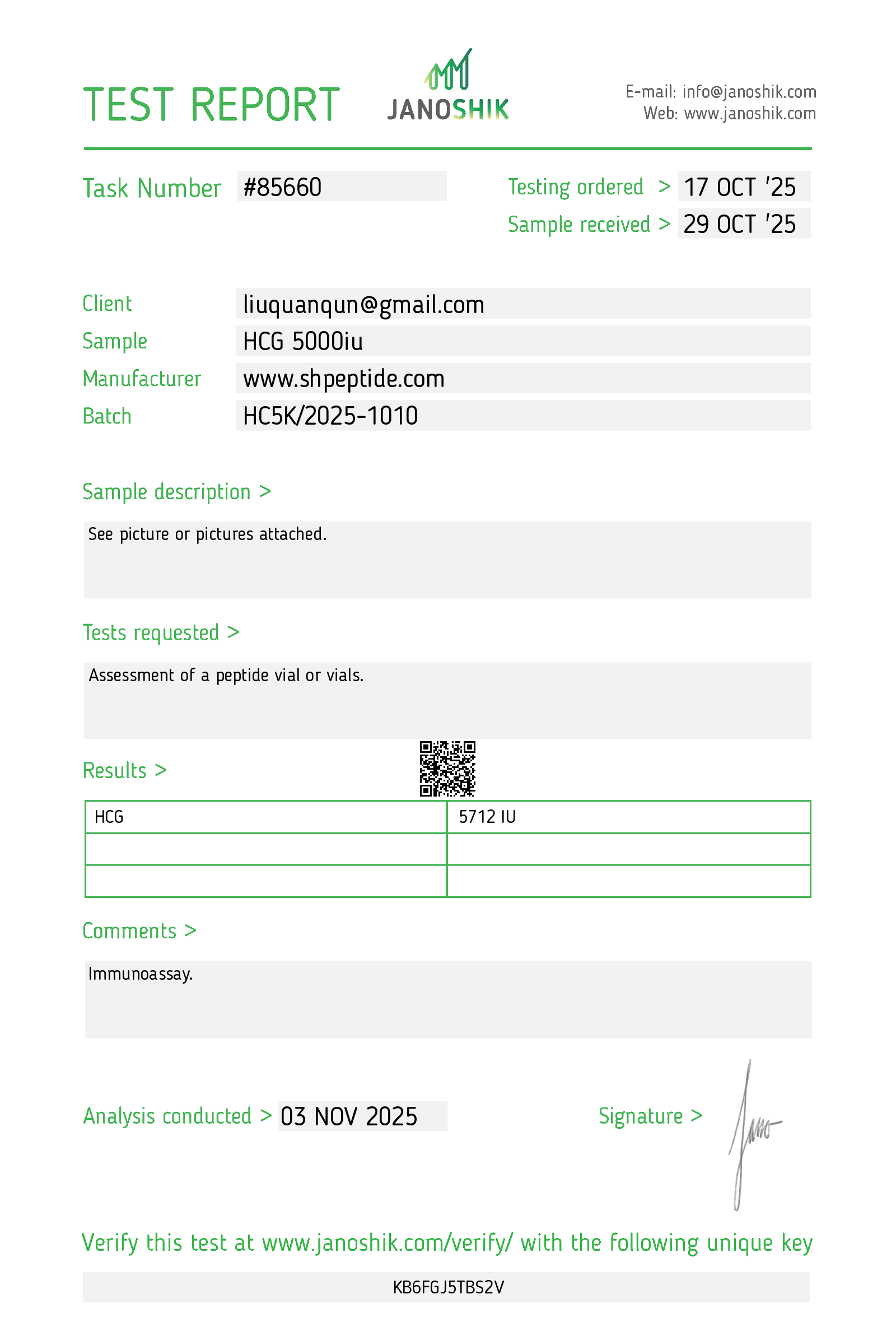 HCG 5000 IU - Research Hormone - Image 2