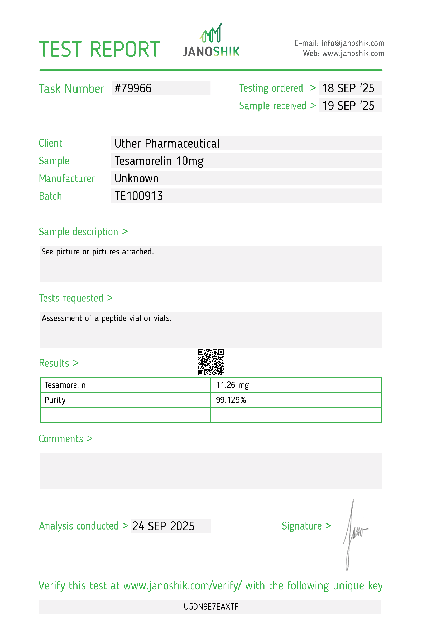 Tesamorelin - 10 mg Research Peptide - Image 2
