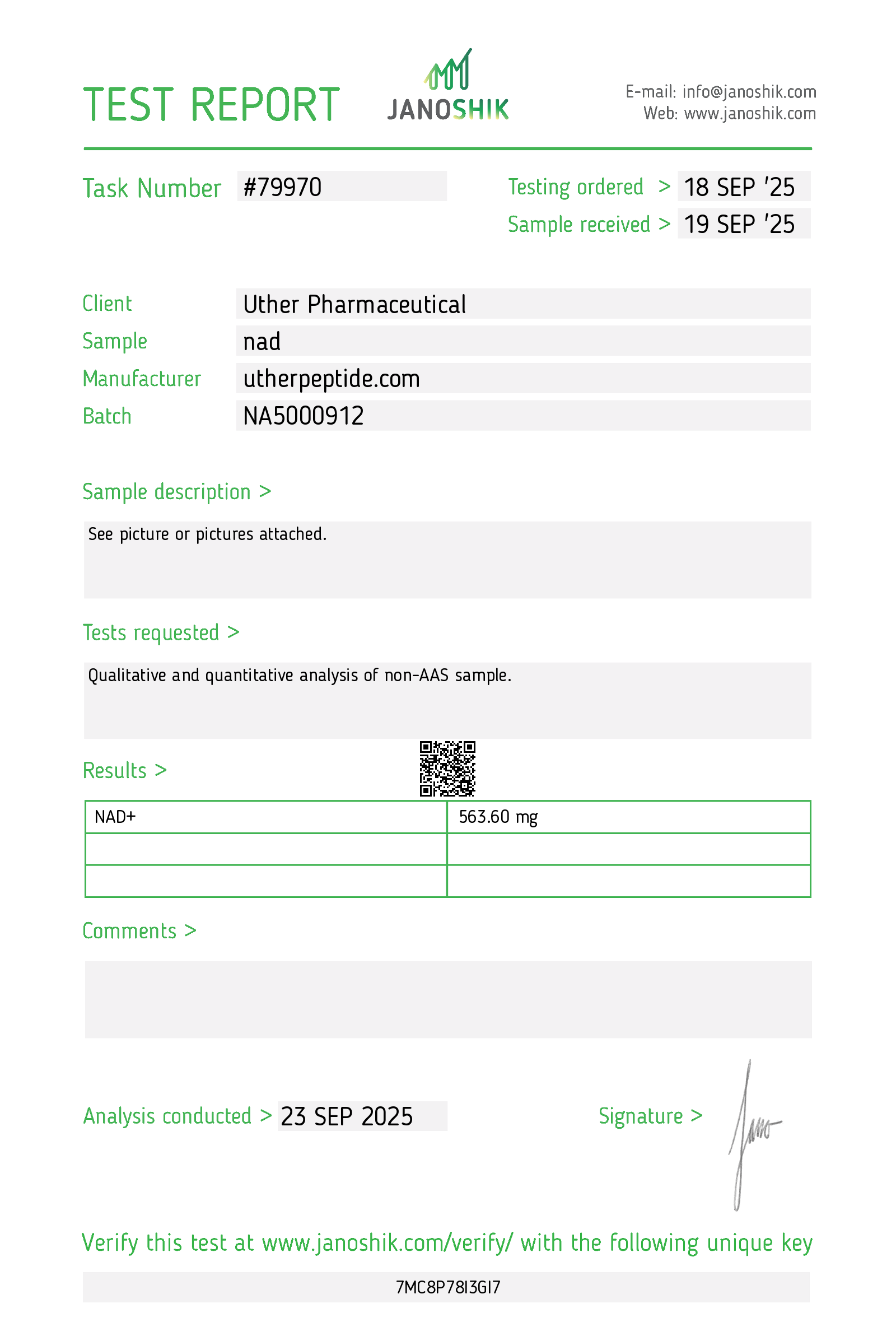 NAD+ - 500 mg Research Compound - Image 2